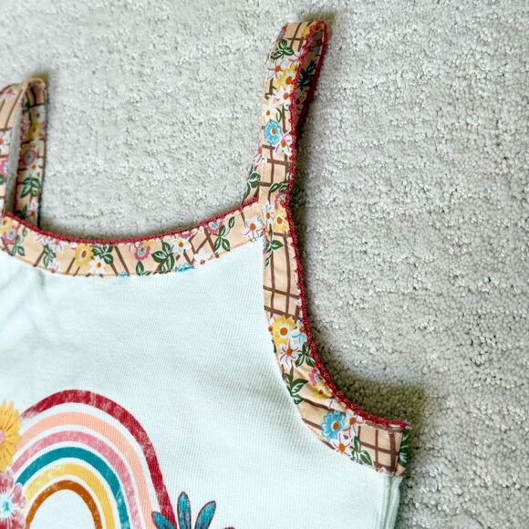 Matilda Jane Bloom Cotton Tank Top - Big Kids US 10 - Picture 3 of 10